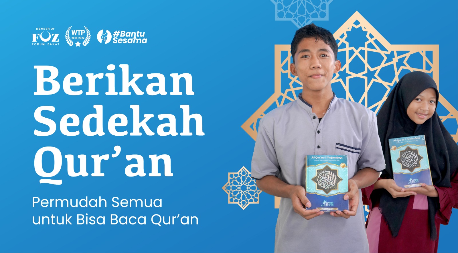 Hadiah Terindah untuk Akhirat, Sedekah Quran banner