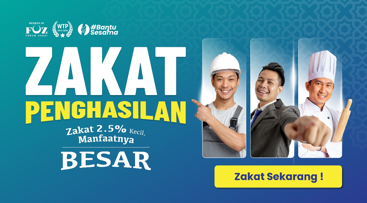 Rezeki Bertambah, Berkah Melimpah Tunaikan Zakat Penghasilan banner