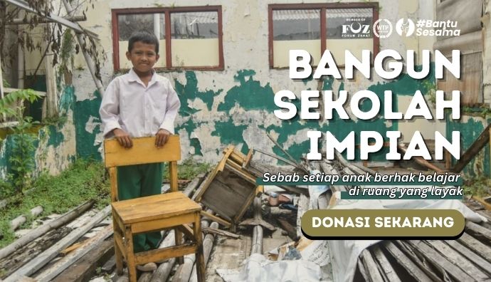Renovasi MI Hidayatullah II : Bangun Ruang Kelas Layak untuk Mereka banner