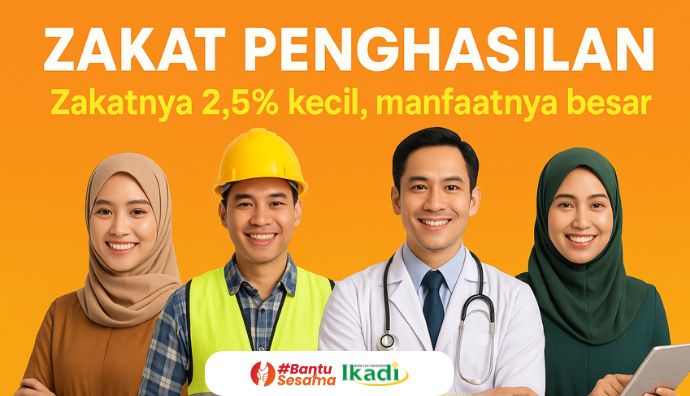 Salurkan Zakat Penghasilan Bersama IKADI: Kuatkan Mereka, Lipatgandakan Berkah banner