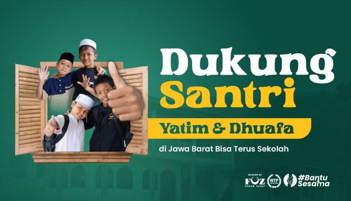 Dukung Santri Yatim & Dhuafa di Jawa Barat Bisa Terus Sekolah banner