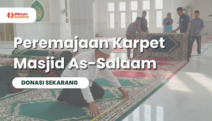 Peremajaan Karpet Masjid As Salaam banner