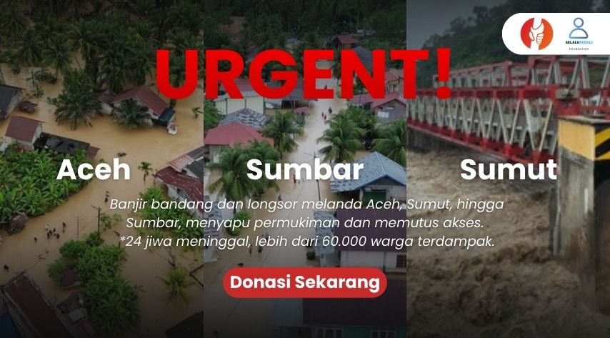 DARURAT BANJIR LONGSOR SUMATERA! Bantu Ribuan Korban Sekarang banner