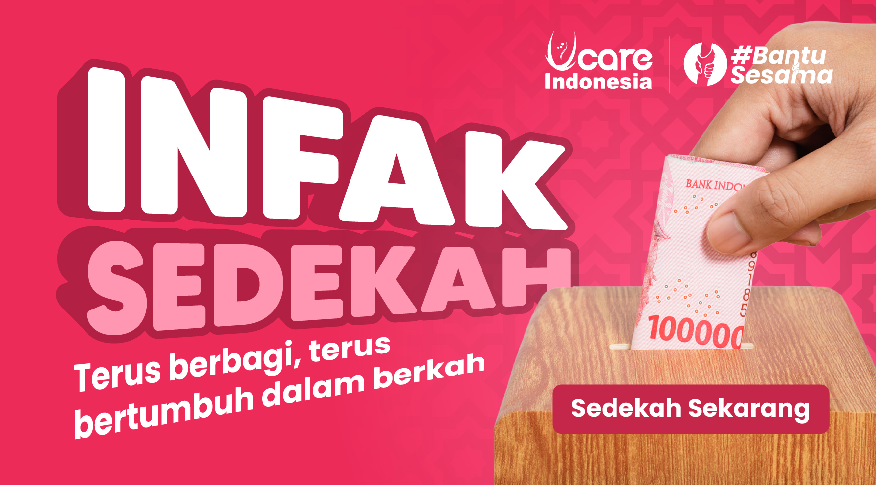 Rutinkan Sedekah Bahagiakan Sesama banner