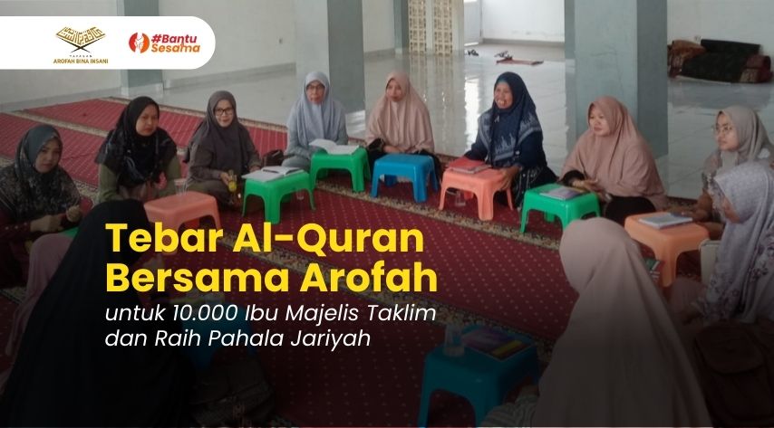 Tebar Al-Quran untuk 100 Majelis Taklim di Setu banner