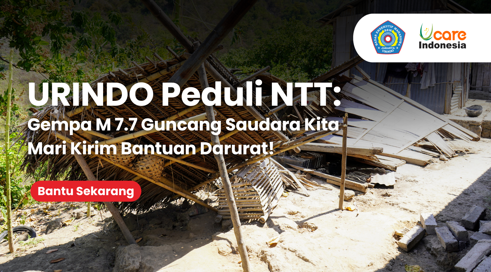 Universitas Respati Indonesia Peduli NTT banner