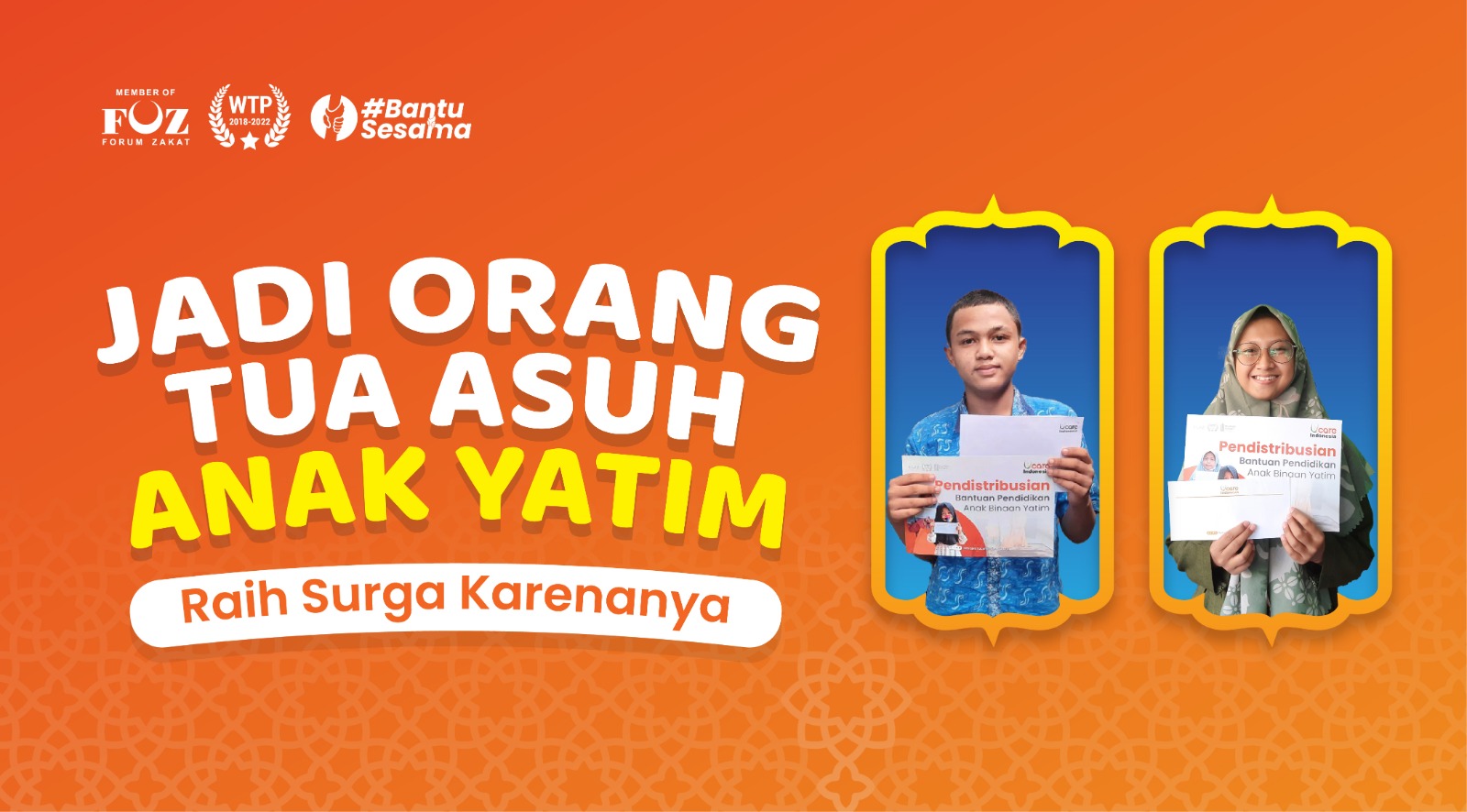 Penuhi Kebutuhan Anak Yatim, Mari Jadi Orang Asuh Mereka banner