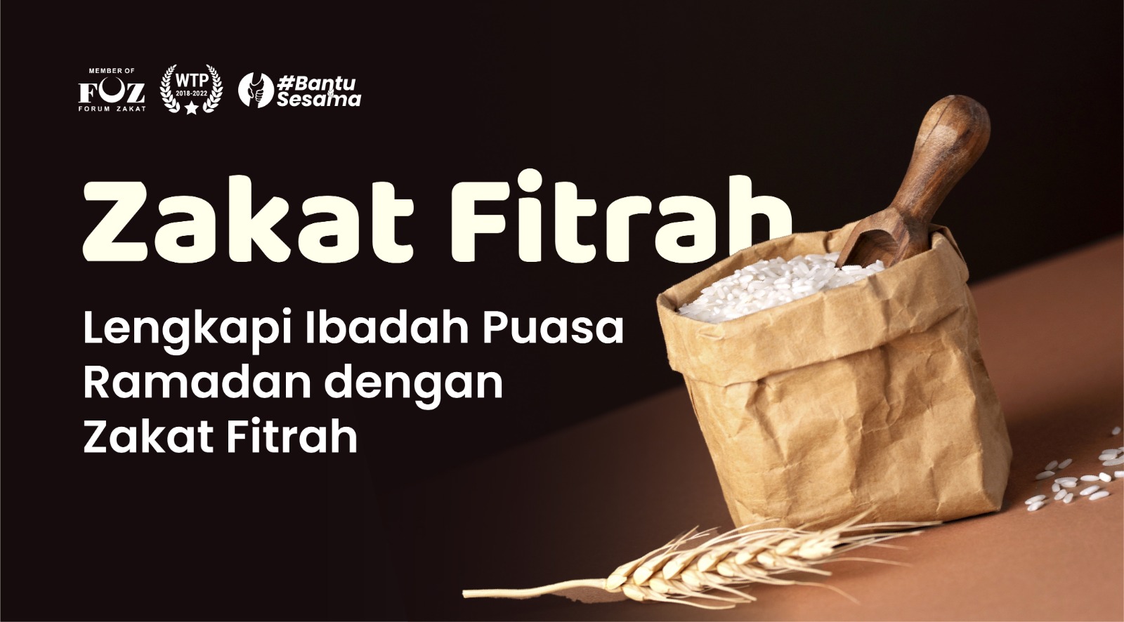 Lengkapi Ibadah Puasa Ramadan dengan Zakat Fitrah banner